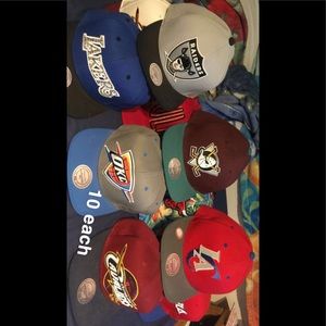 All Mitchell & ness snapbacks different hats